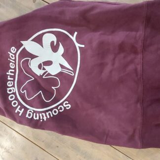 Tweedehands Scouting Hoogerheide trui, queen, hooded, maat XL