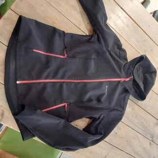 Zwart softshell Quechua jasje maat 96-103 cm
